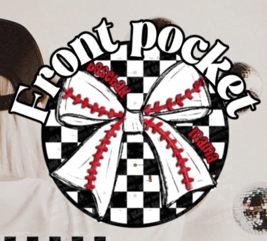 Baseball Mama Pocket Design (UDD) DTF transfer
