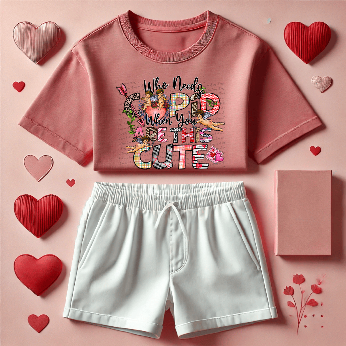 Who Needs Cupid When You Are This Cute 71645 DTF Transfer