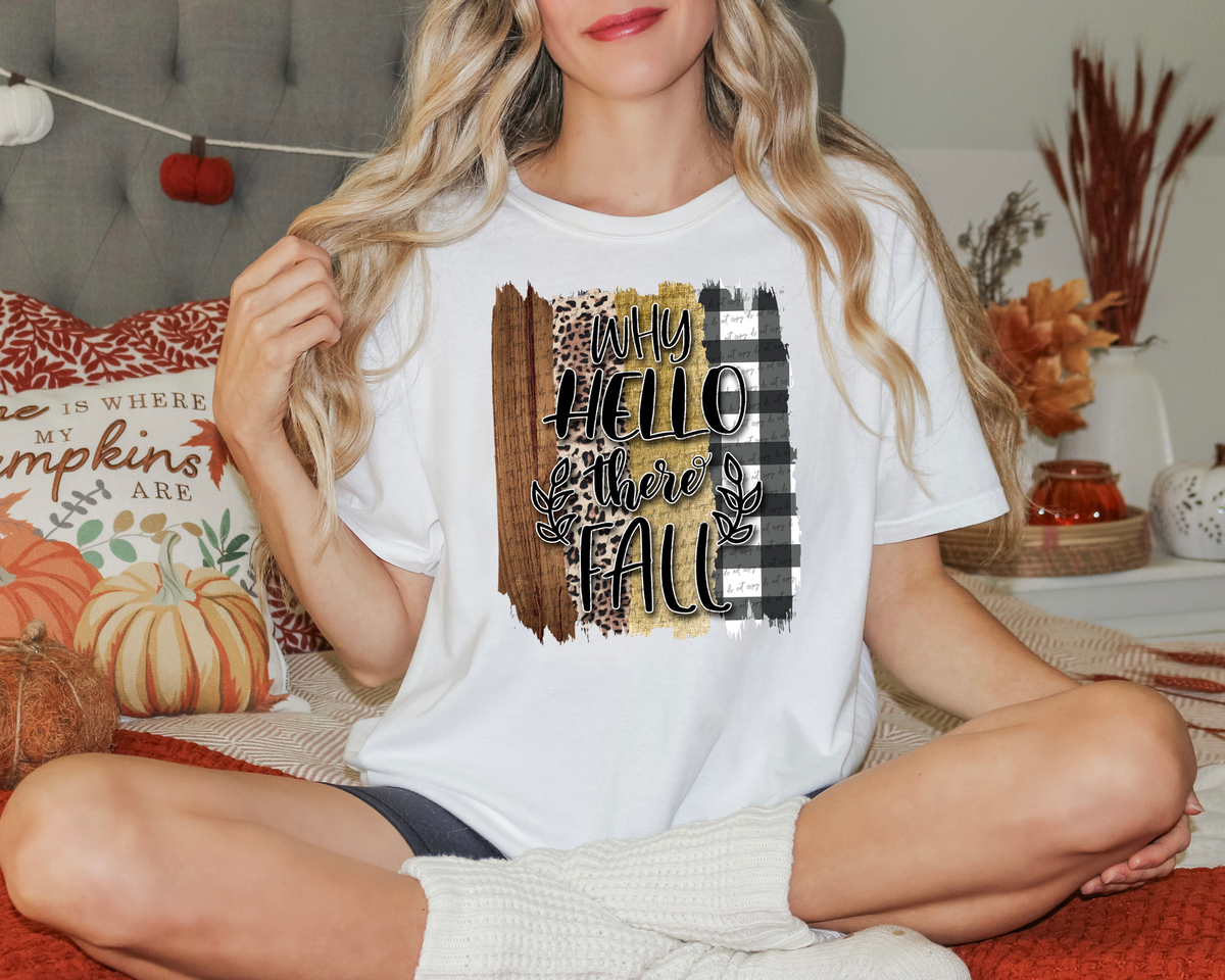 Why Hello There Fall 51684 DTF transfer