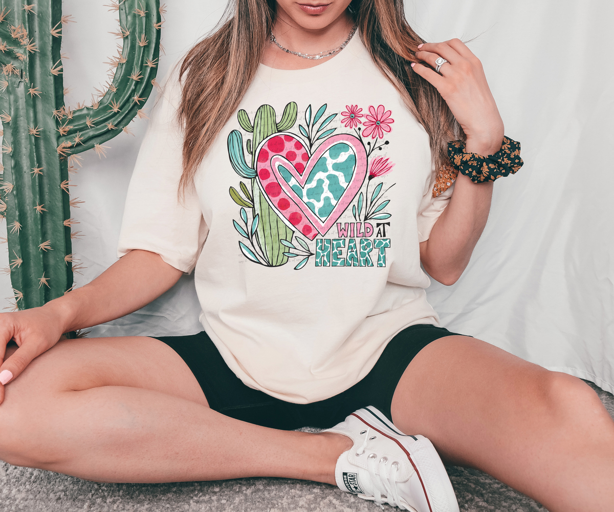 Wild At Heart Cactus 81845 DTF Transfer