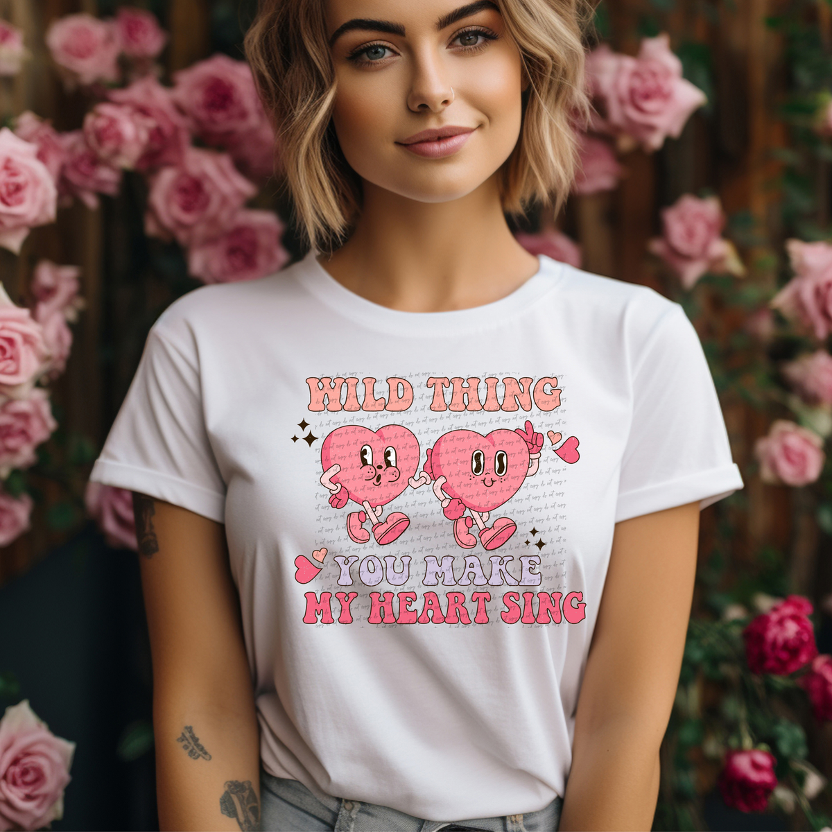 Wild Thing You Make My Heart Sing 71849 DTF Transfer