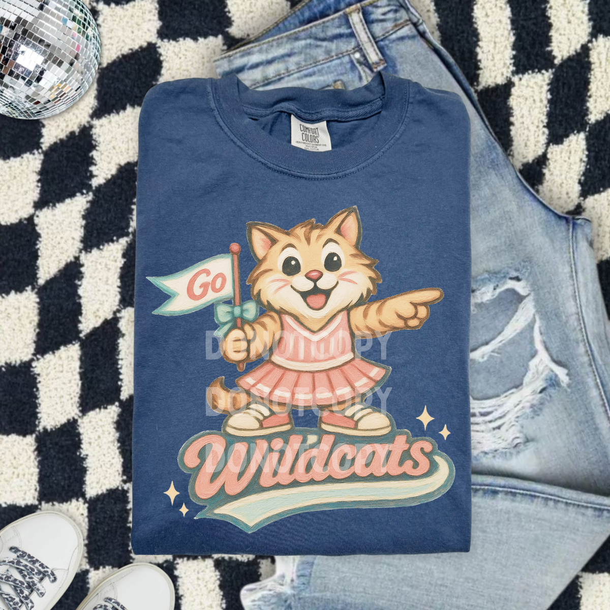 Go wildcats pink dress (CSG) DTF Transfer