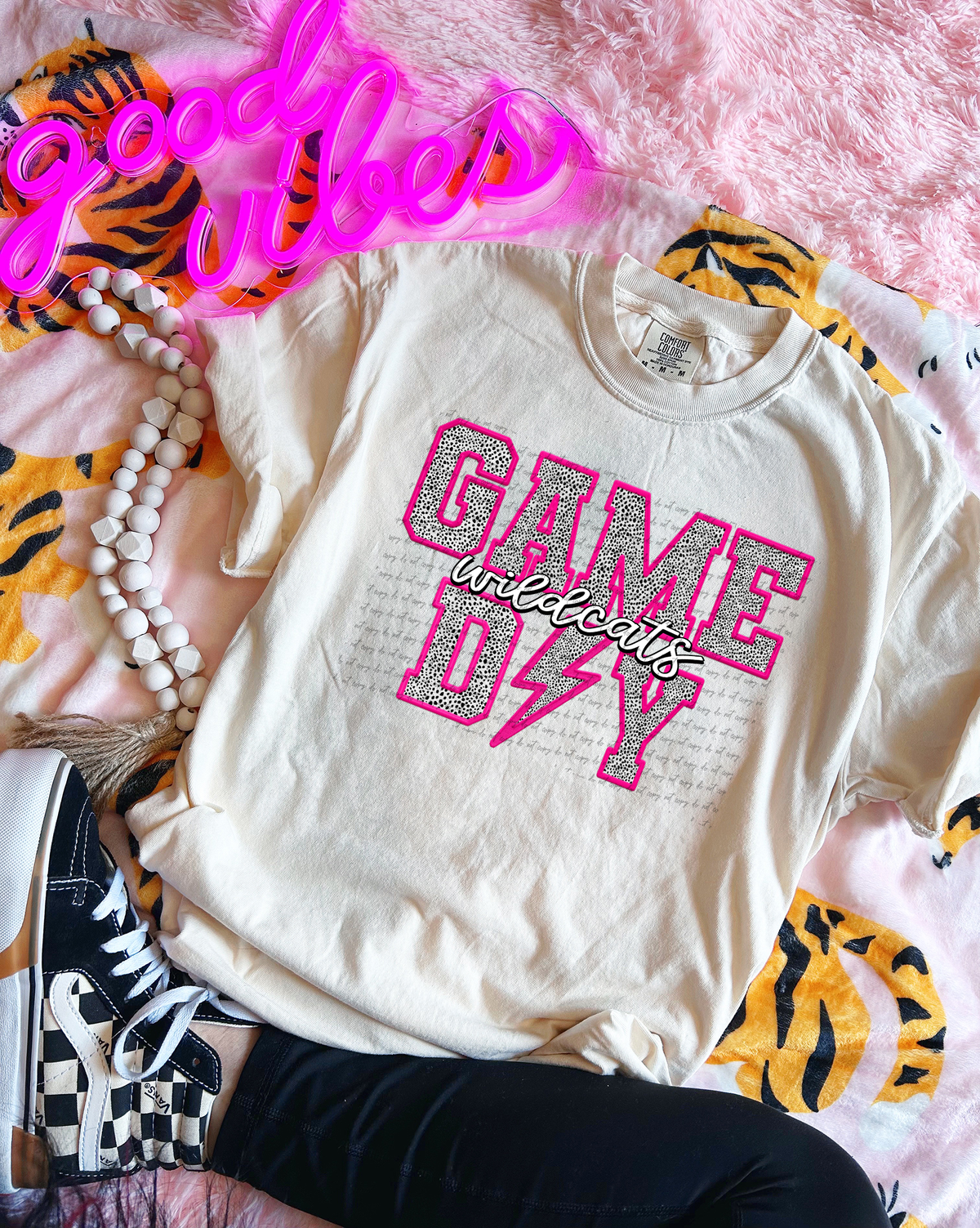 Wildcats Faux Embroider Game Day 46787 DTF transfer