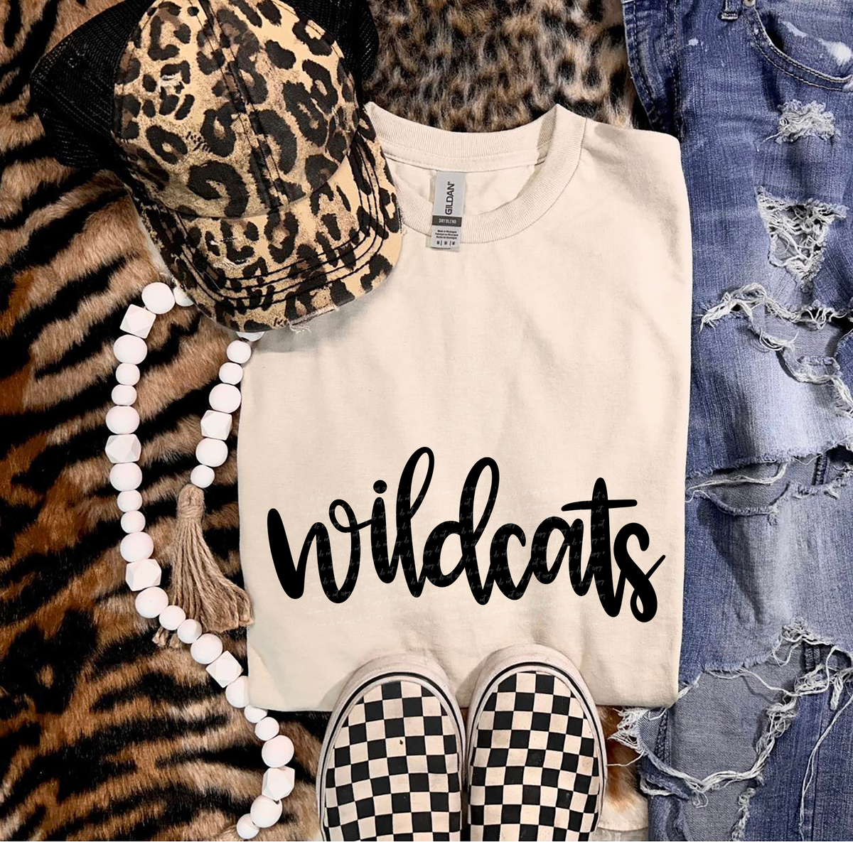 Wildcats Hand Lettered 54179 DTF transfer