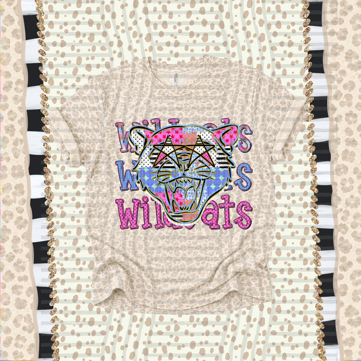 Wildcats-Dolly Doodle Print (Caplinger) DTF Transfer