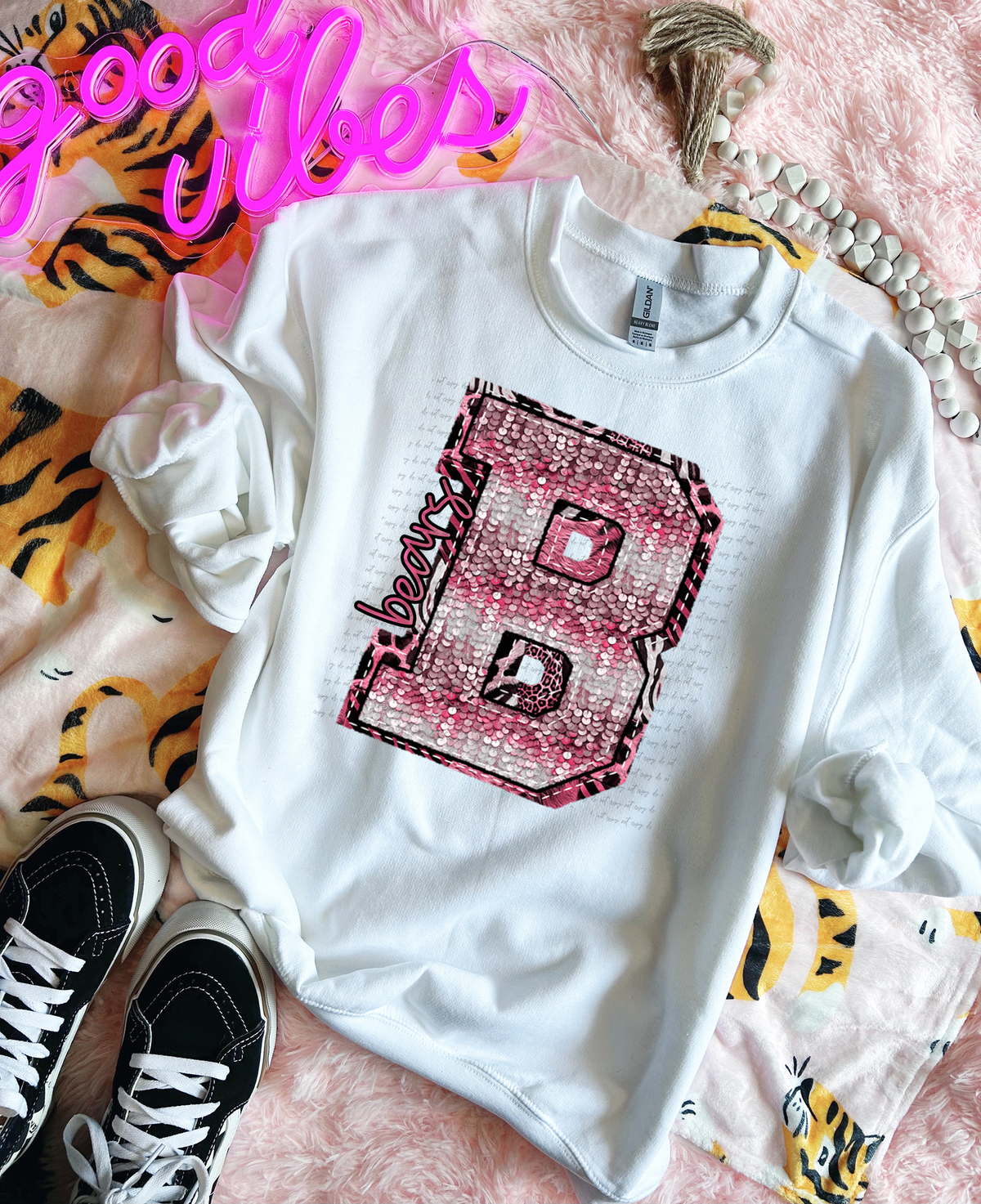 Wildpink Bears B Sequins 74855 DTF Transfer