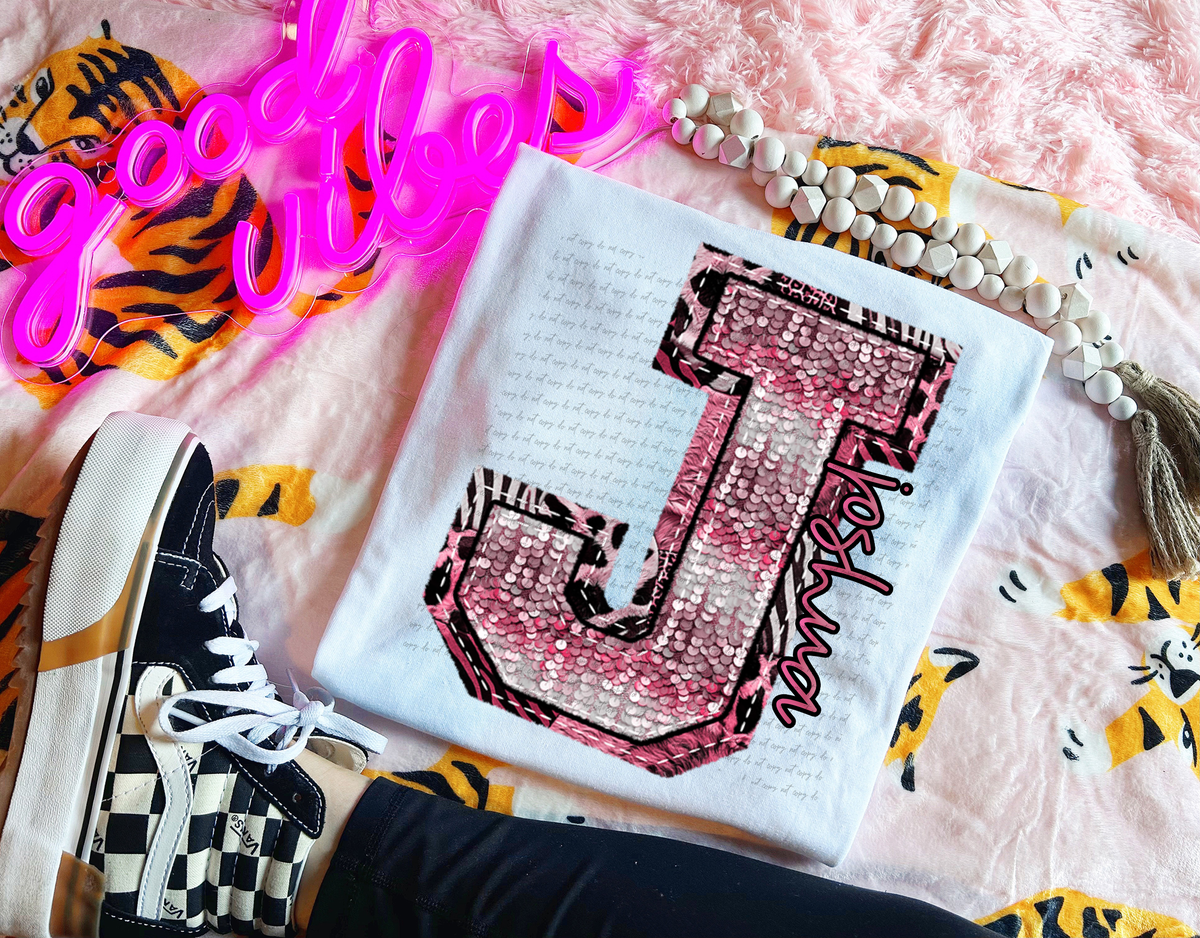 Wildpink Joshua J Sequins 74887 DTF Transfer