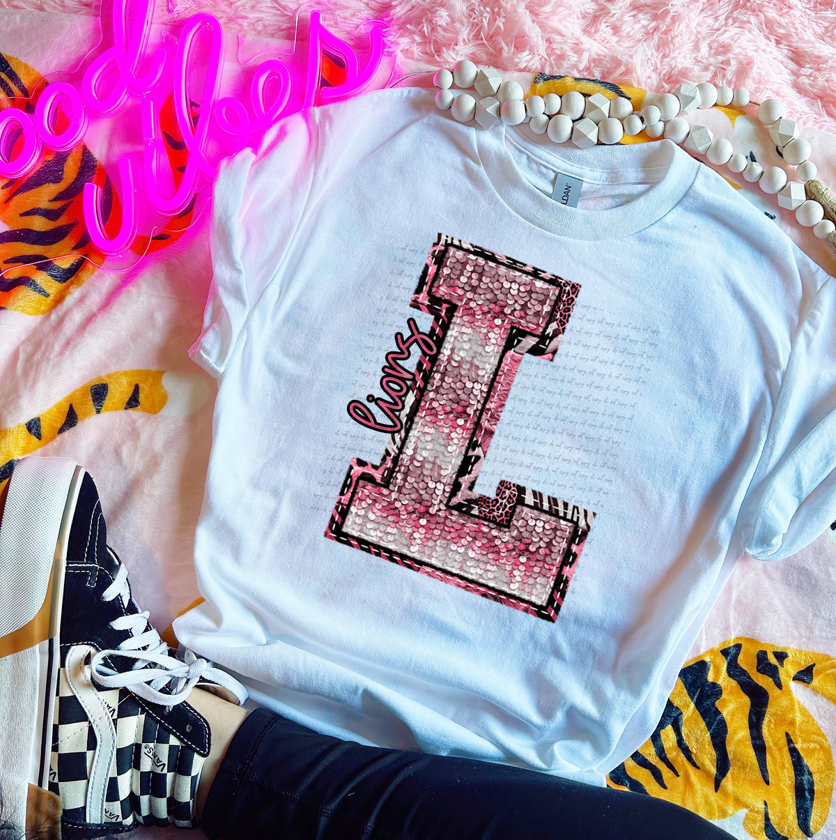 Wildpink Lions L Sequins 74891 DTF Transfer