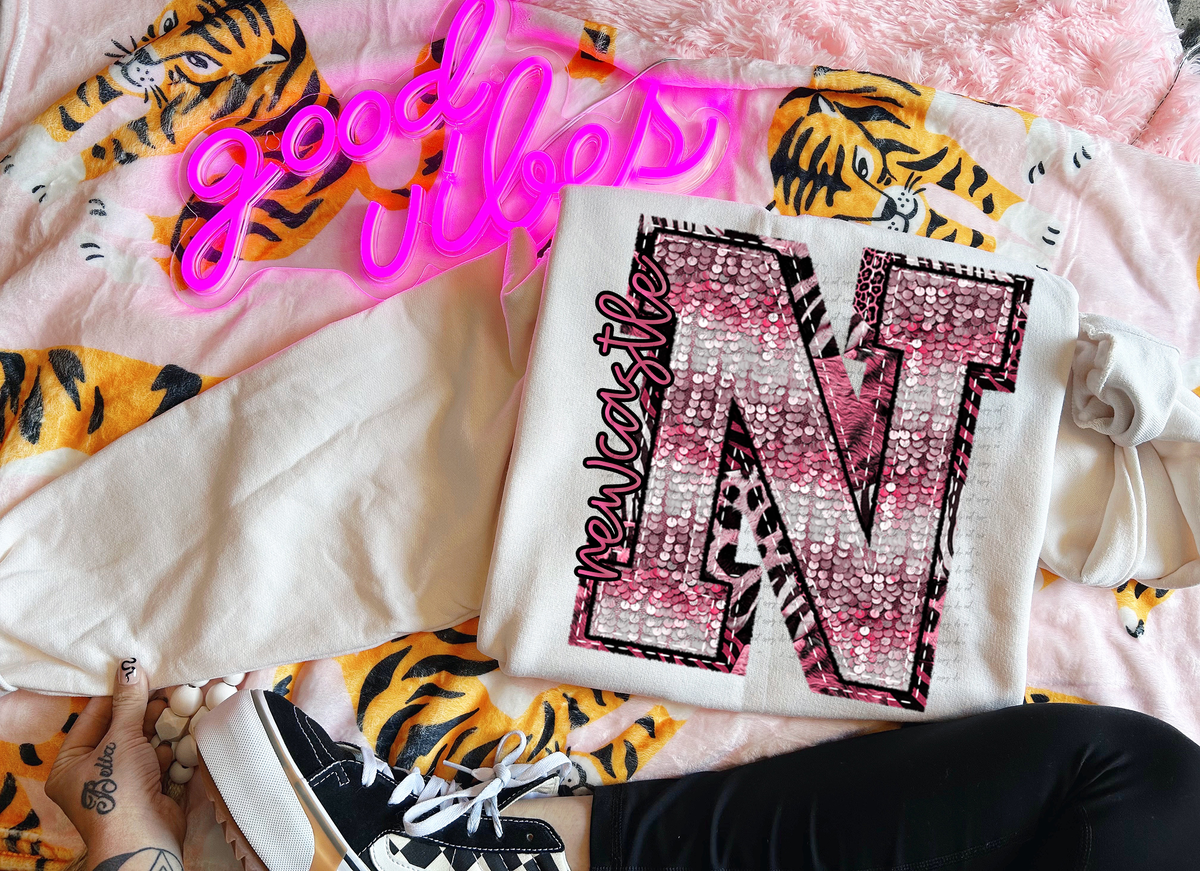 Wildpink Newcastle N Sequins 74895 DTF Transfer