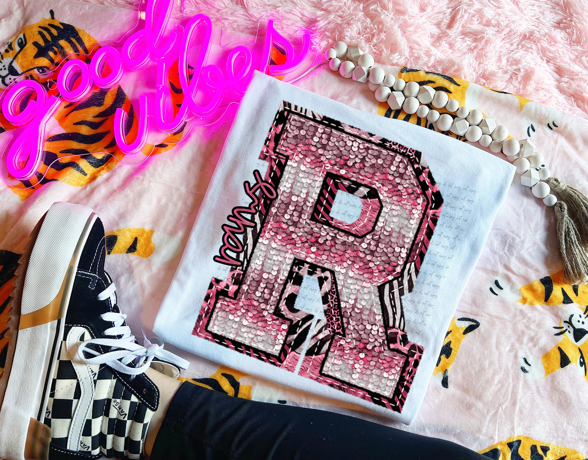 Wildpink Rams R Sequins 74907 DTF Transfer