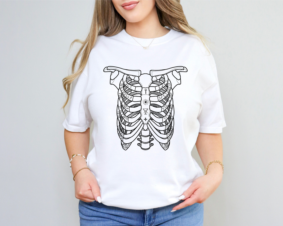 Winchester Ribcage Bones 115410 DTF transfer