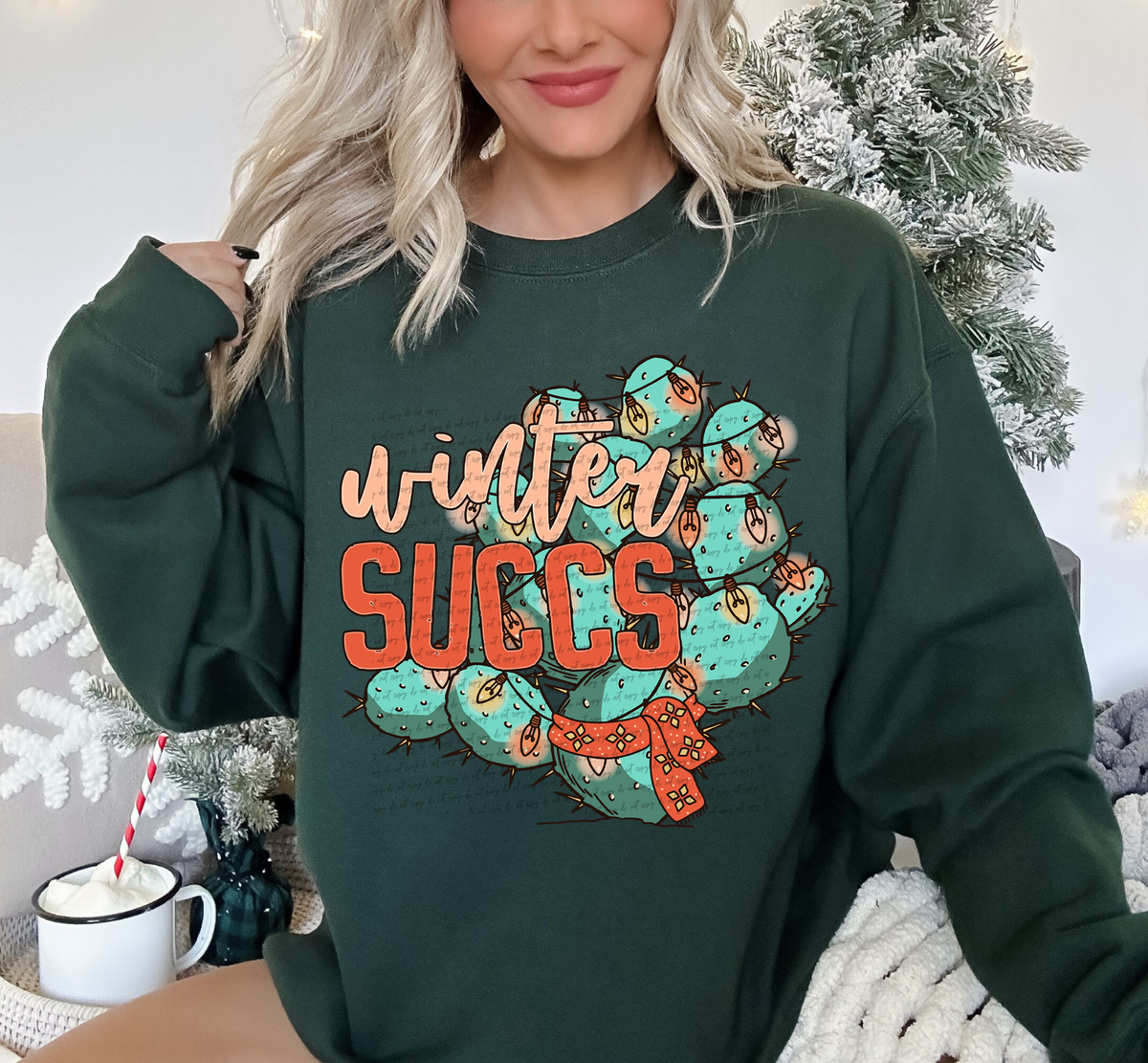 Winter Succs Christmas Lights 69466 DTF transfer
