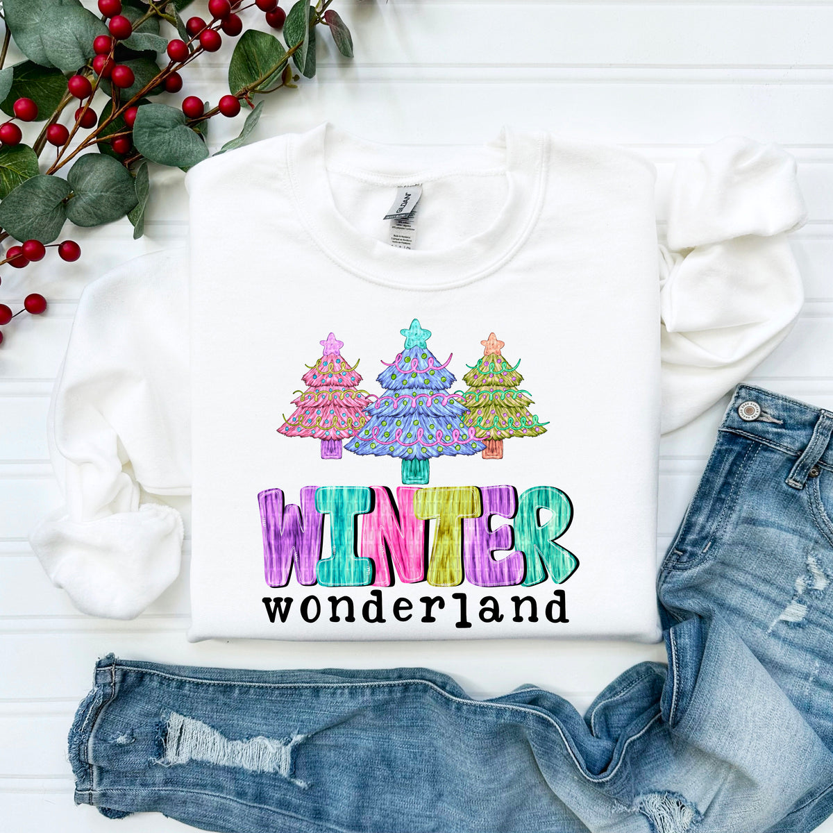 Winter Wonderland *BLACK*  (SDD) DTF Transfer