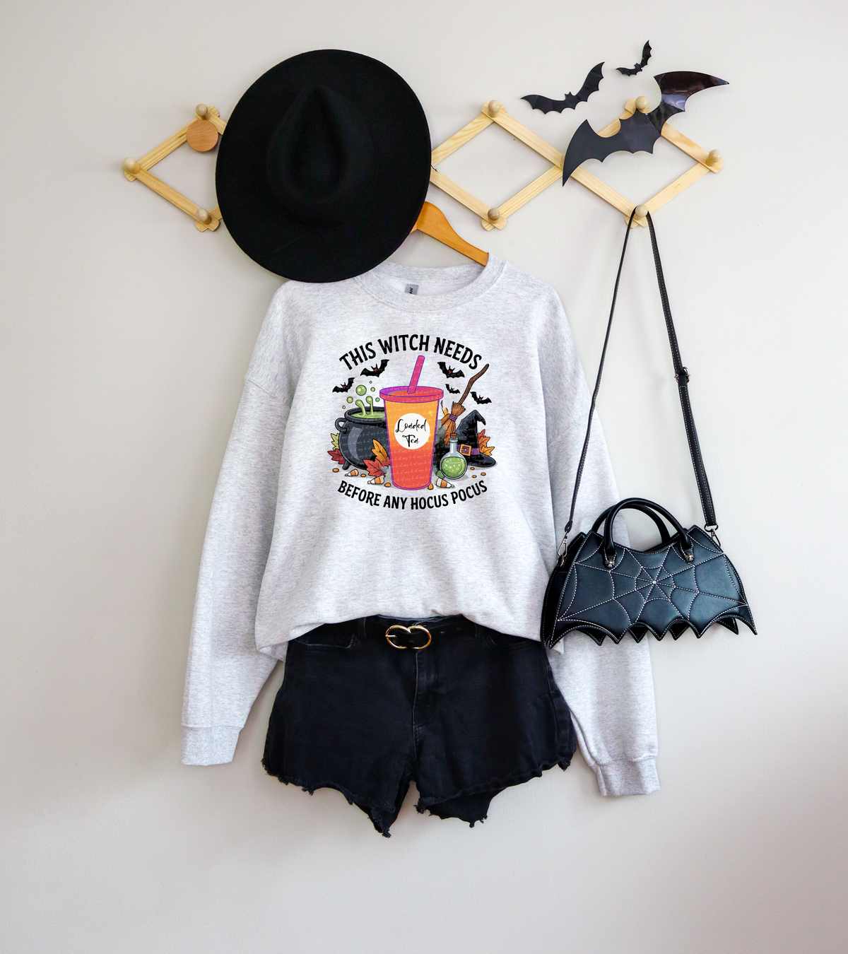 This Witch Needs Loaded Tea Before Any HP 104878 DTF transfer