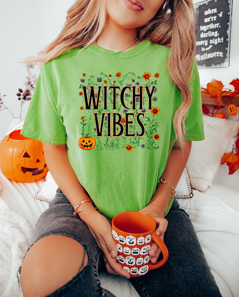 Witchy Vibes Floral 63164 DTF transfer