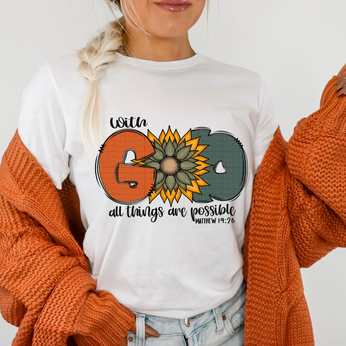 With God All Things Are Possible (SDD) DTF Transfer