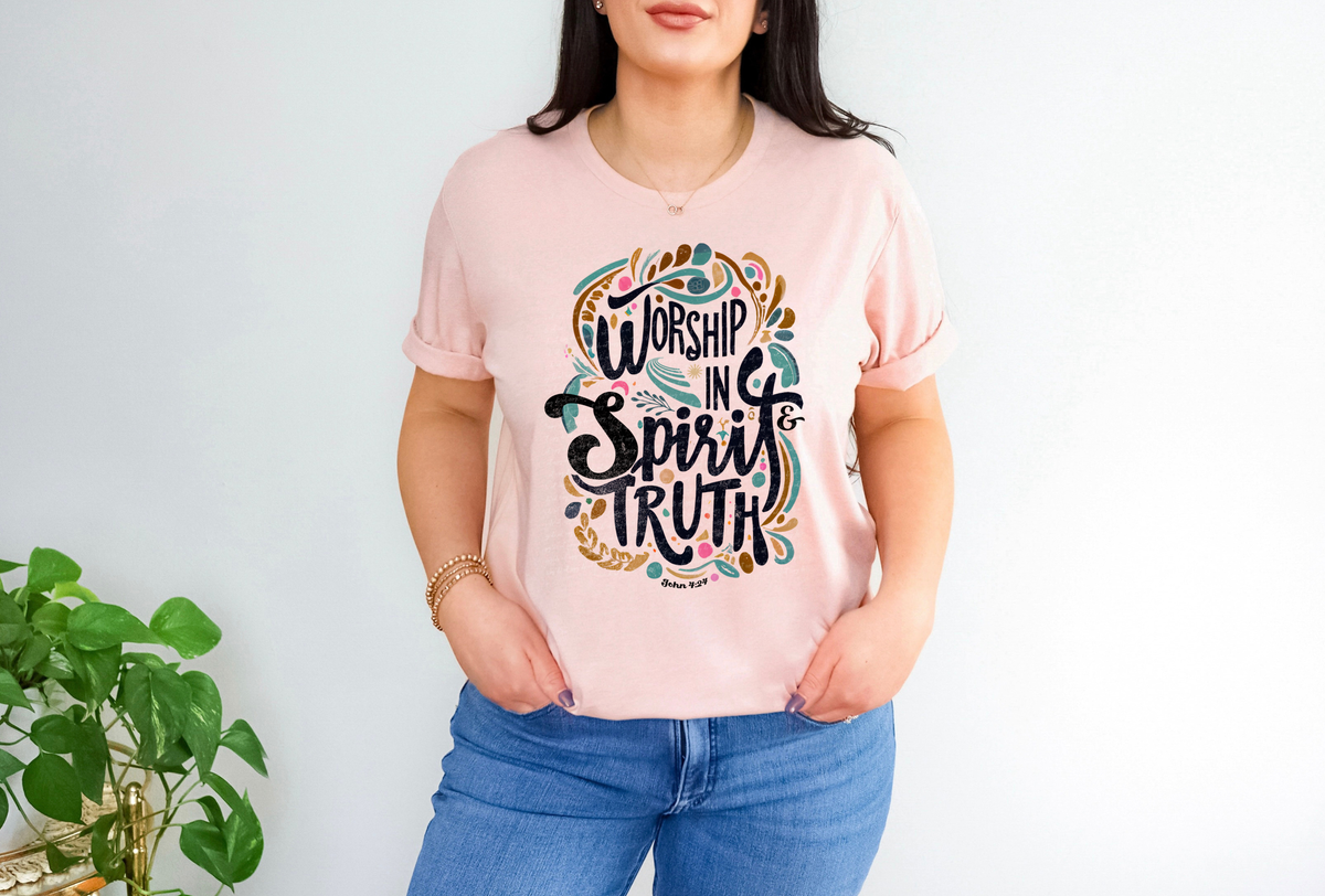 Worship In Spirit And Truth John 4:24 81083 DTF Transfer