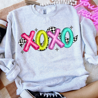 Xoxo Colorful Checker 74379 DTF Transfer