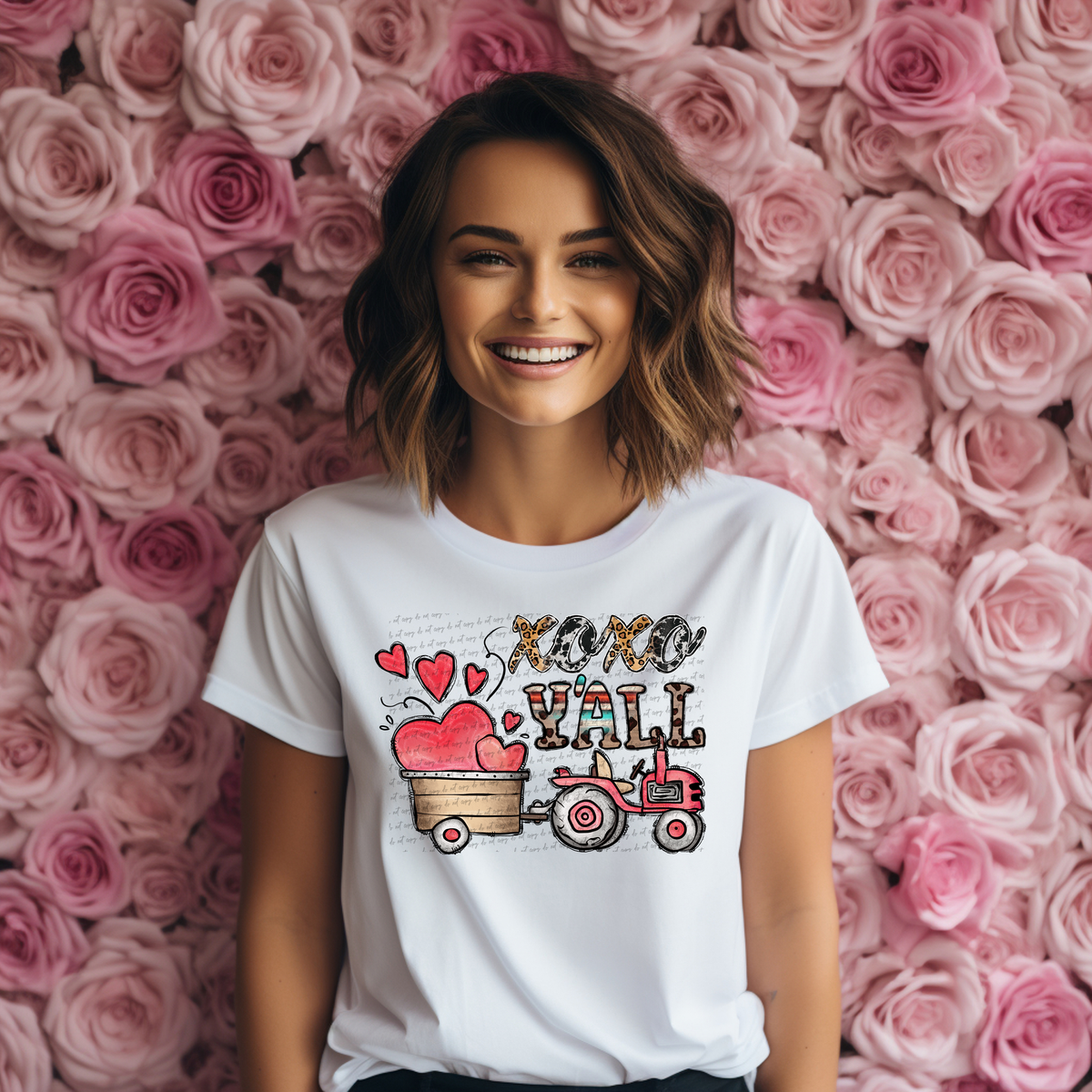 Xoxo Y'all Tractor 71564 DTF Transfer