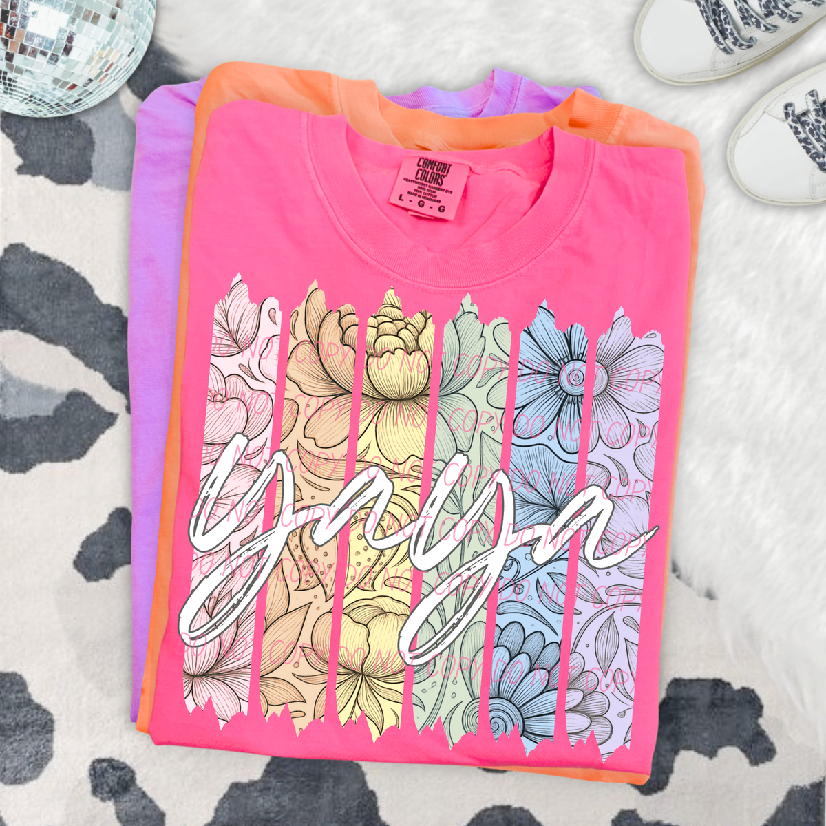 Yaya rainbow floral (City) DTF Transfer