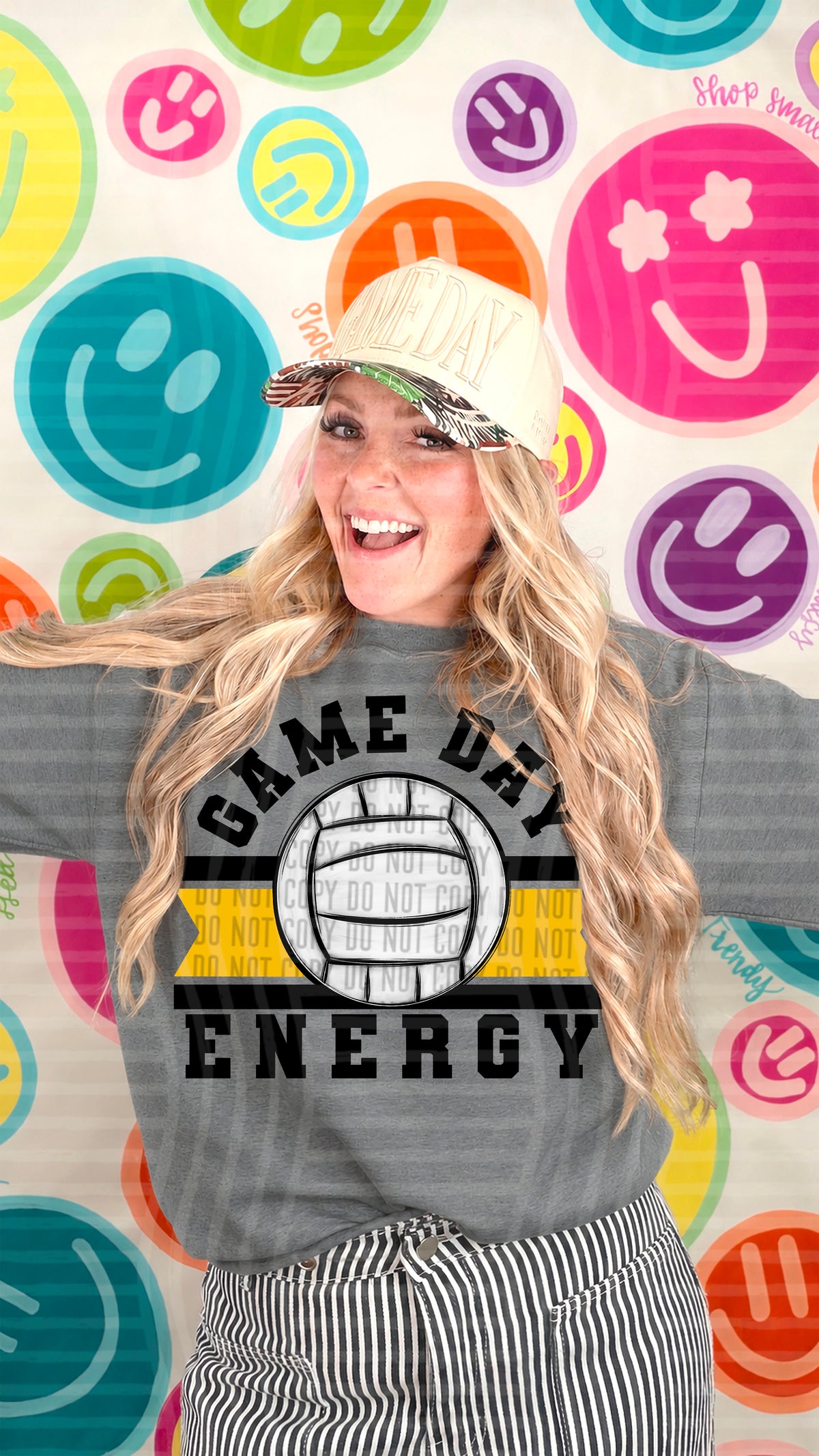 Yellow-Volley Game Day Energy (Caplinger) DTF Transfer