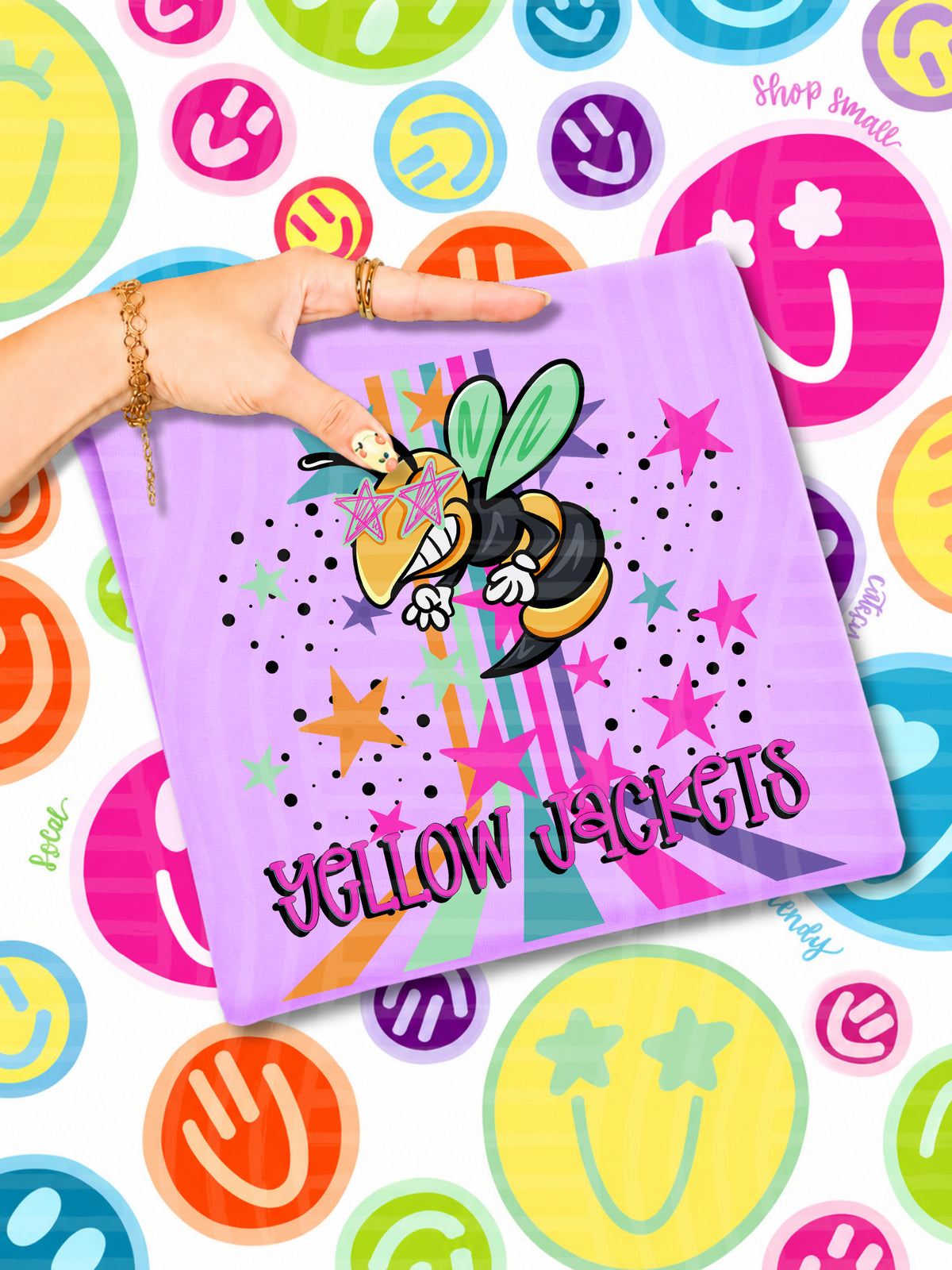yellowjackets starry eyes rainbow (caplinger) DTF Transfer