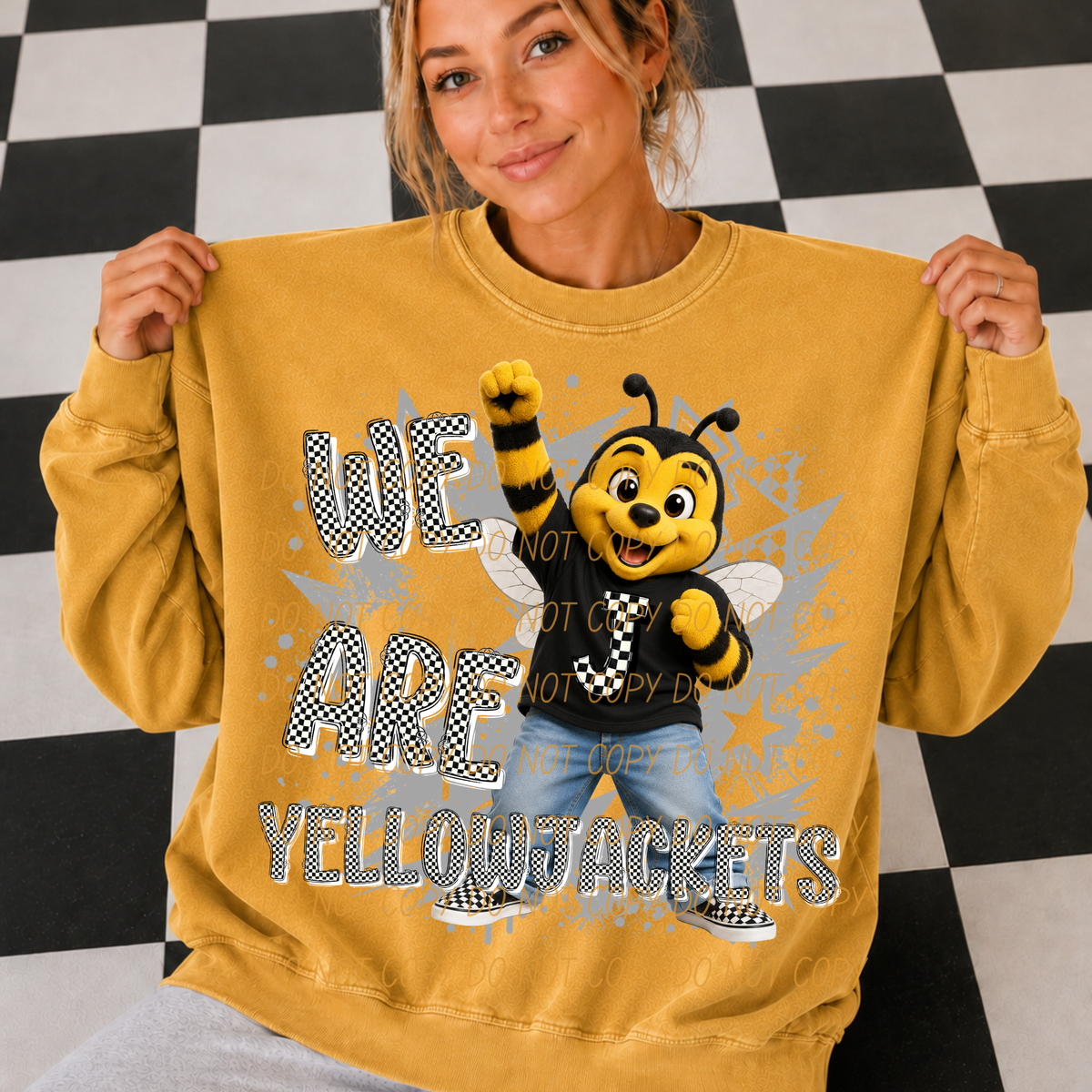 yellow jackets campus crew (city) DTF transfer