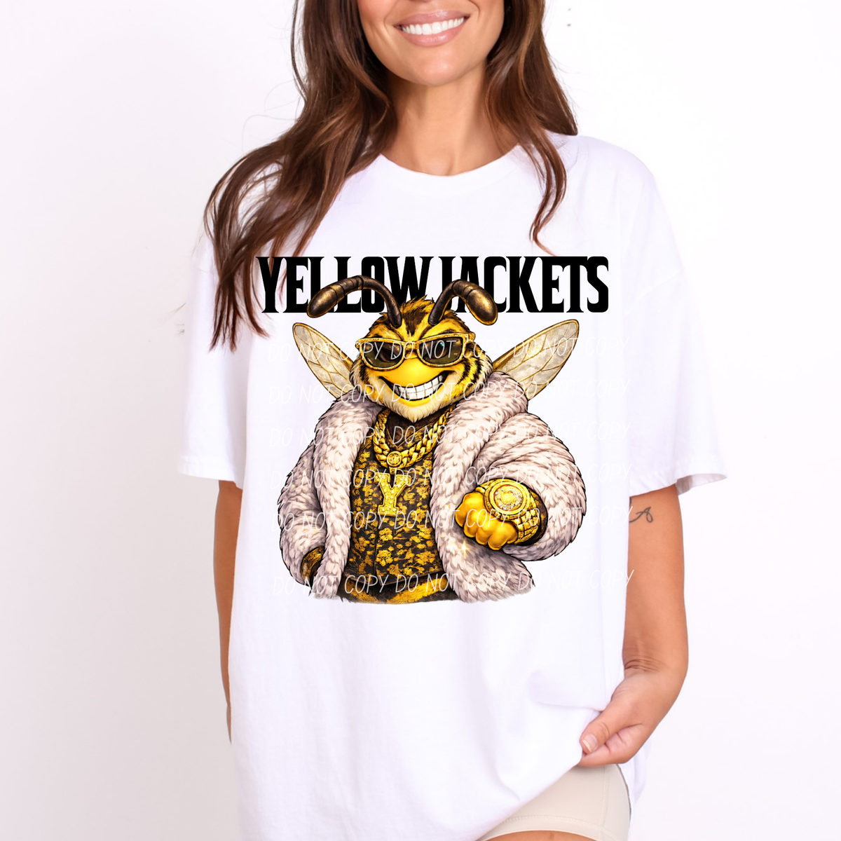 yellowjackets Swag Mascot (City) DTF Transfer