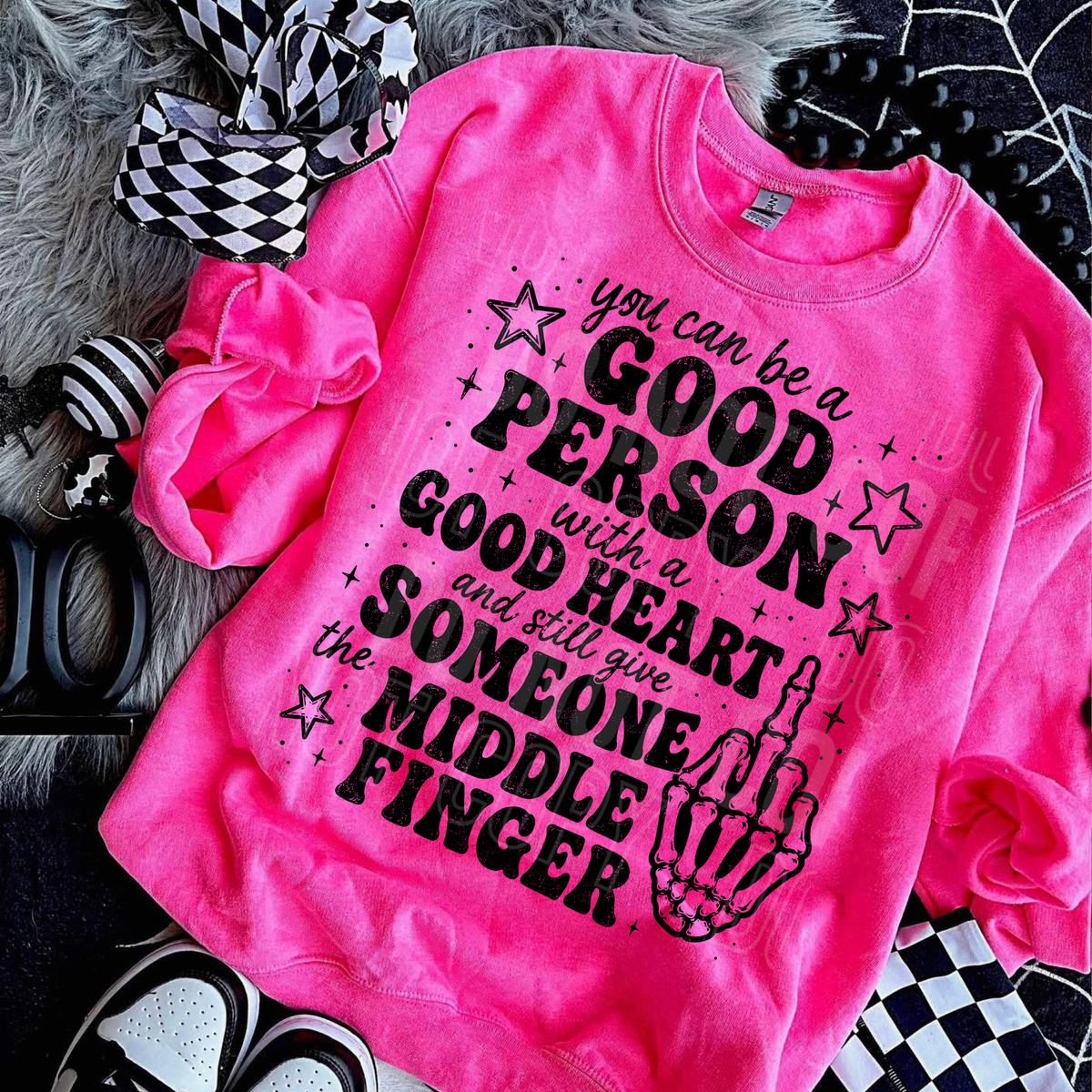 You can be a good person BLACK (SBB) DTF Transfer