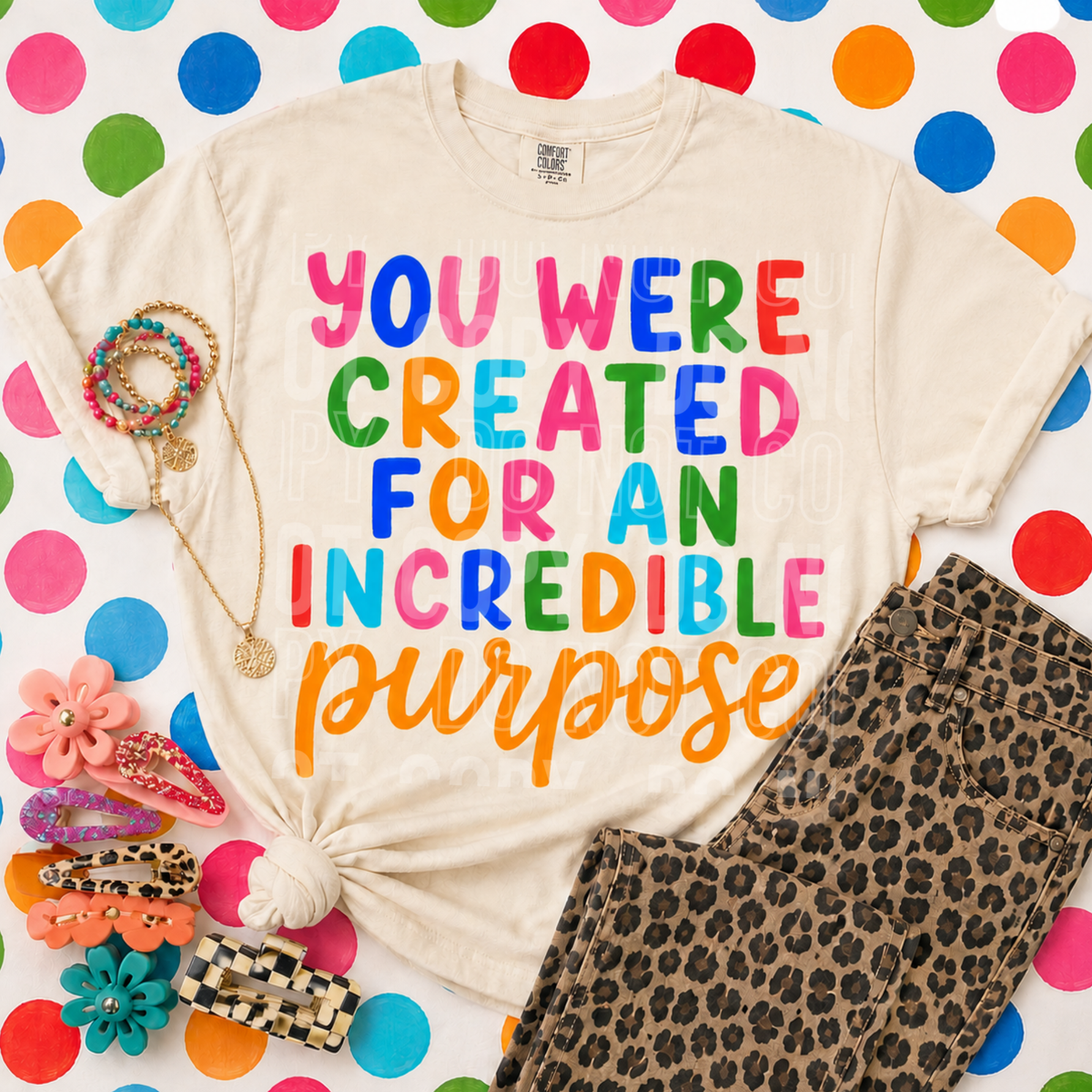 You were created for an incredible purpose (SBB) DTF Transfer