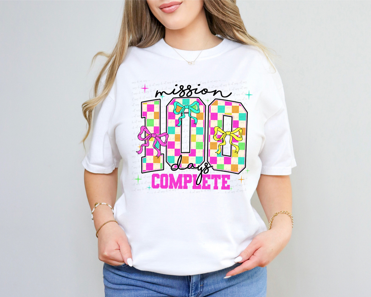 Mission 100 Days Complete 117753 DTF transfer