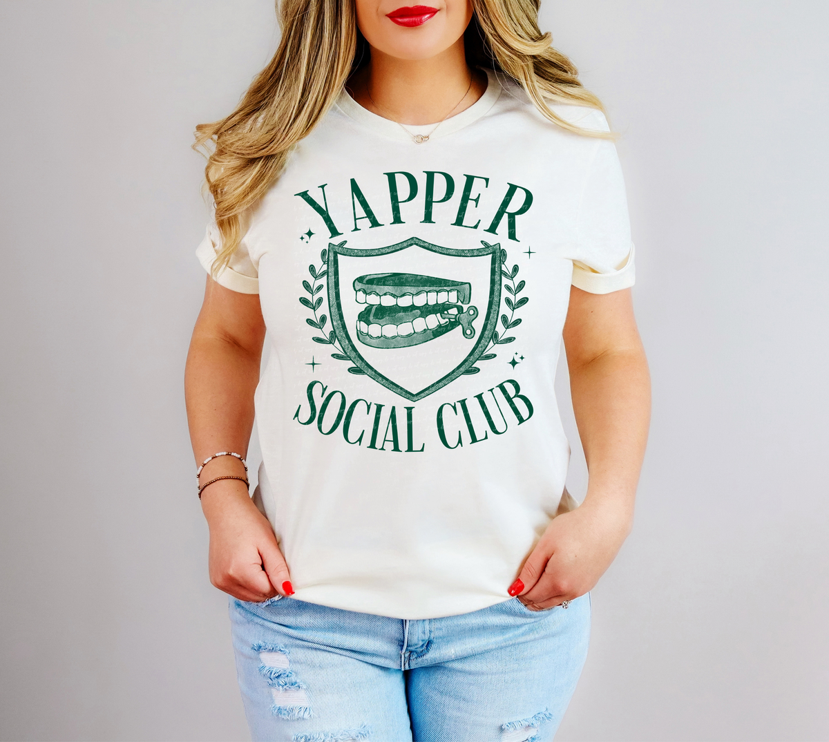 Yapper Social Club Green 86611 DTF Transfer
