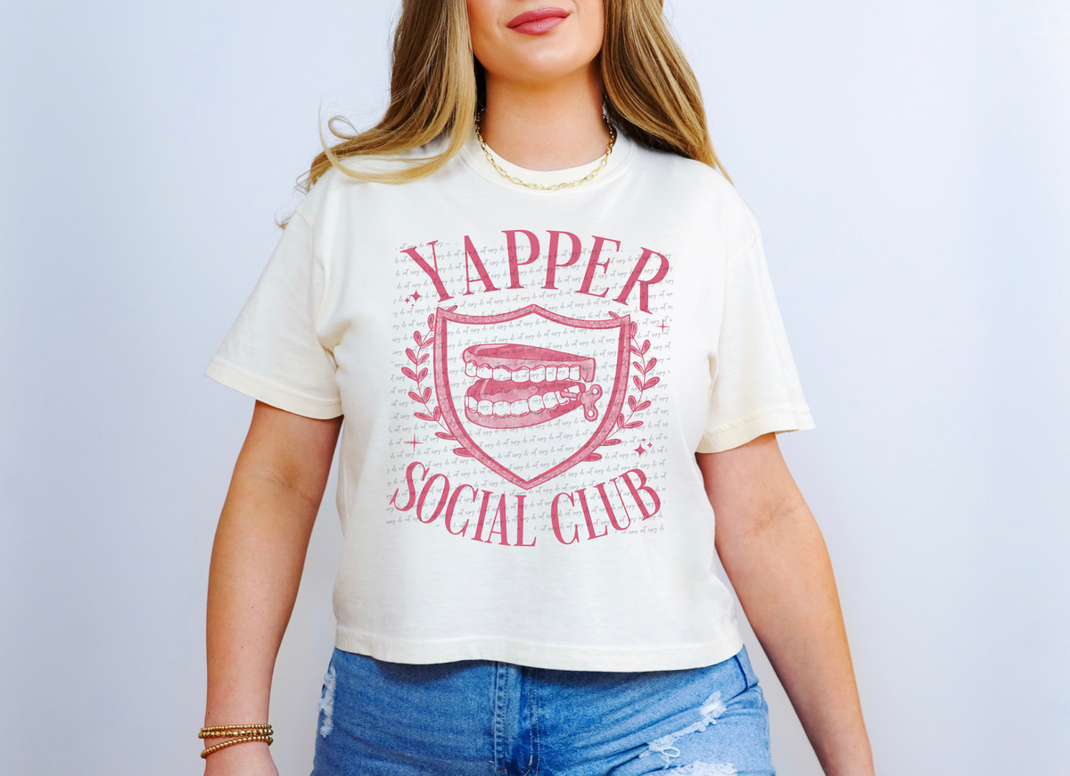 Yapper Social Club Pink 86748 DTF Transfer