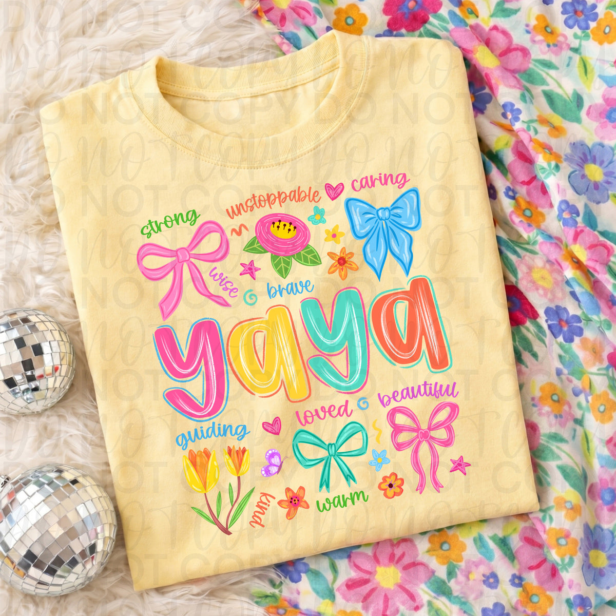 Yaya doodle frame (UAC) DTF Transfer