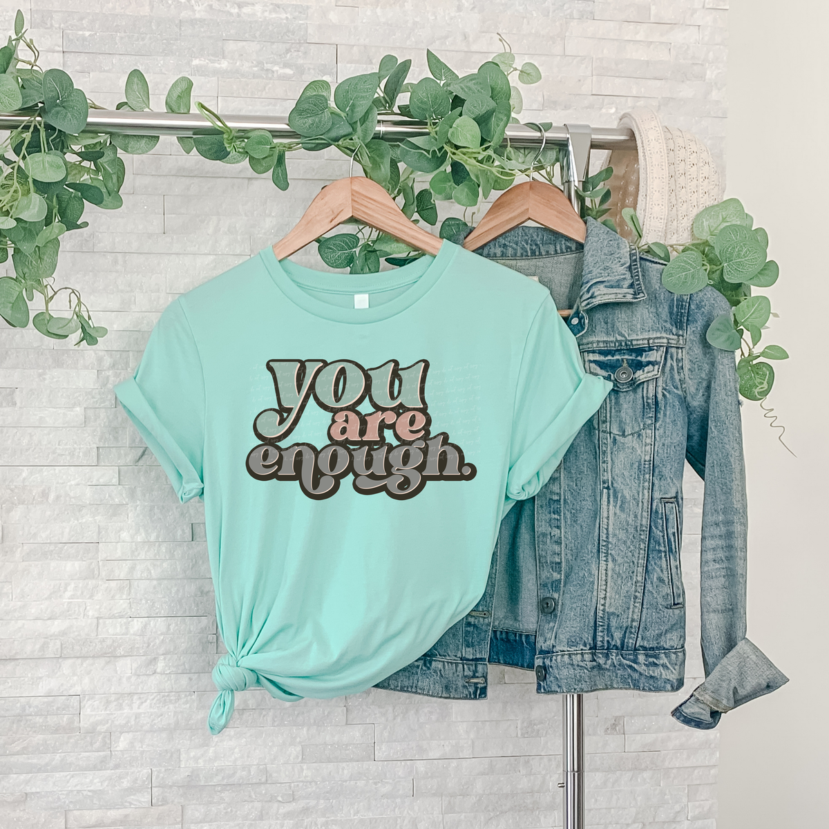 You Are Enough Typography 116030 DTF Transfer