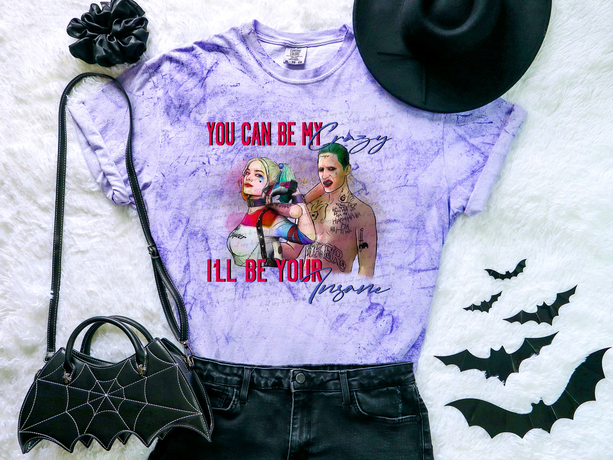 You Can Be My Crazy I'll Be Your Insane 115804 DTF transfer