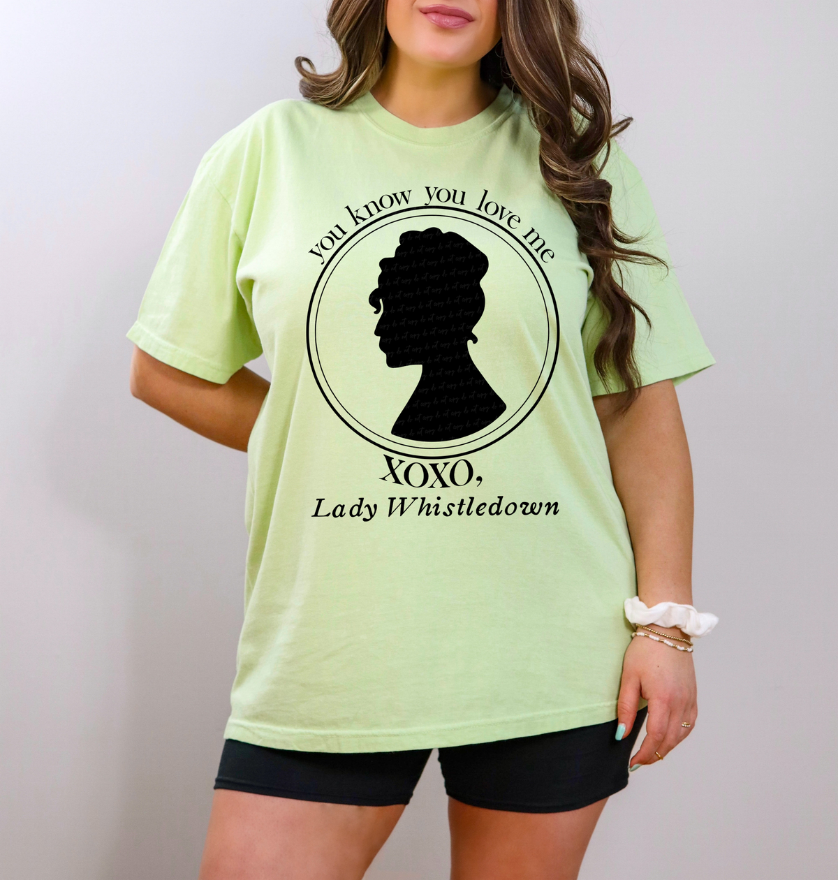 You Know You Love Me Xoxo Lady Whistledown 115346 DTF transfer