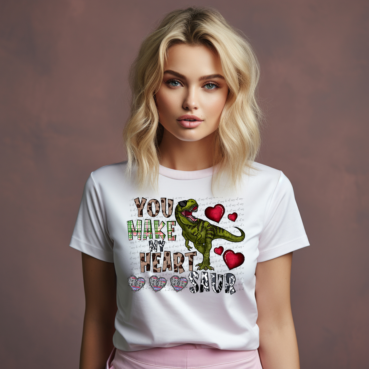 You Make My Heart Saur 71566 DTF Transfer