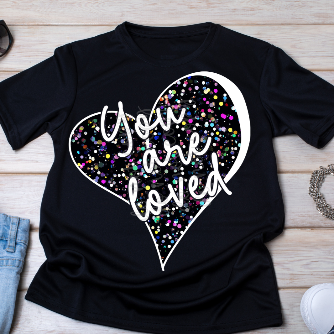 You are loved (Parker)  DTF Transfer