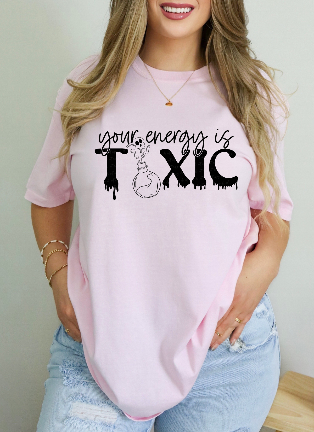 Your Energy Is Toxic Black Potion Bottle 114982 DTF Transfer