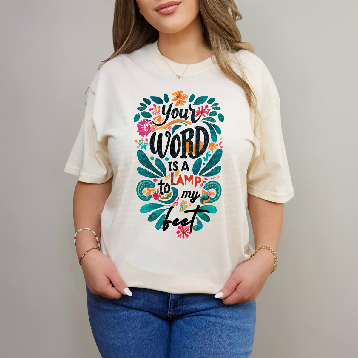 Your Word Is a Lamp to My Feet 81091 DTF Transfer