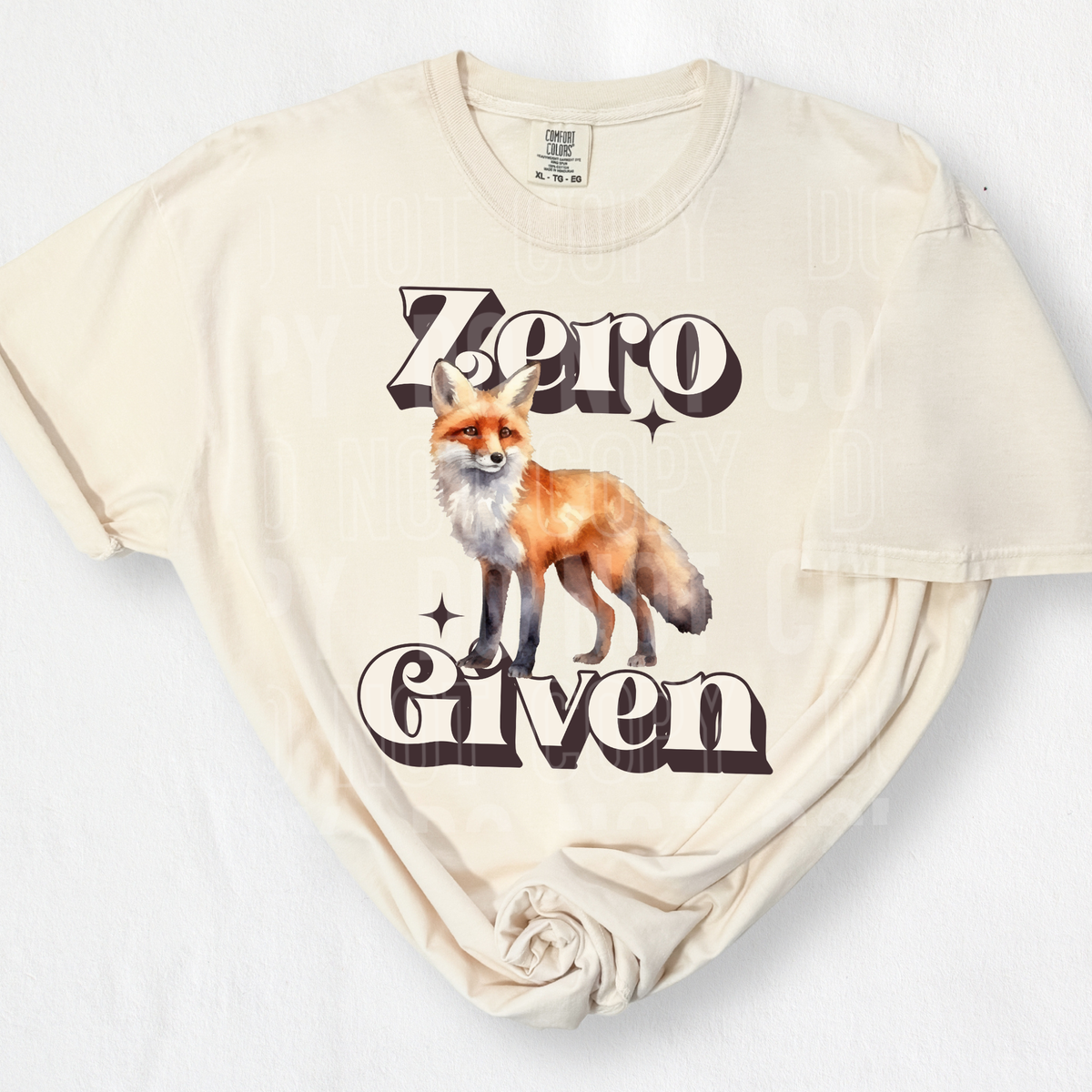 Zero fox given (SBB) DTF Transfer