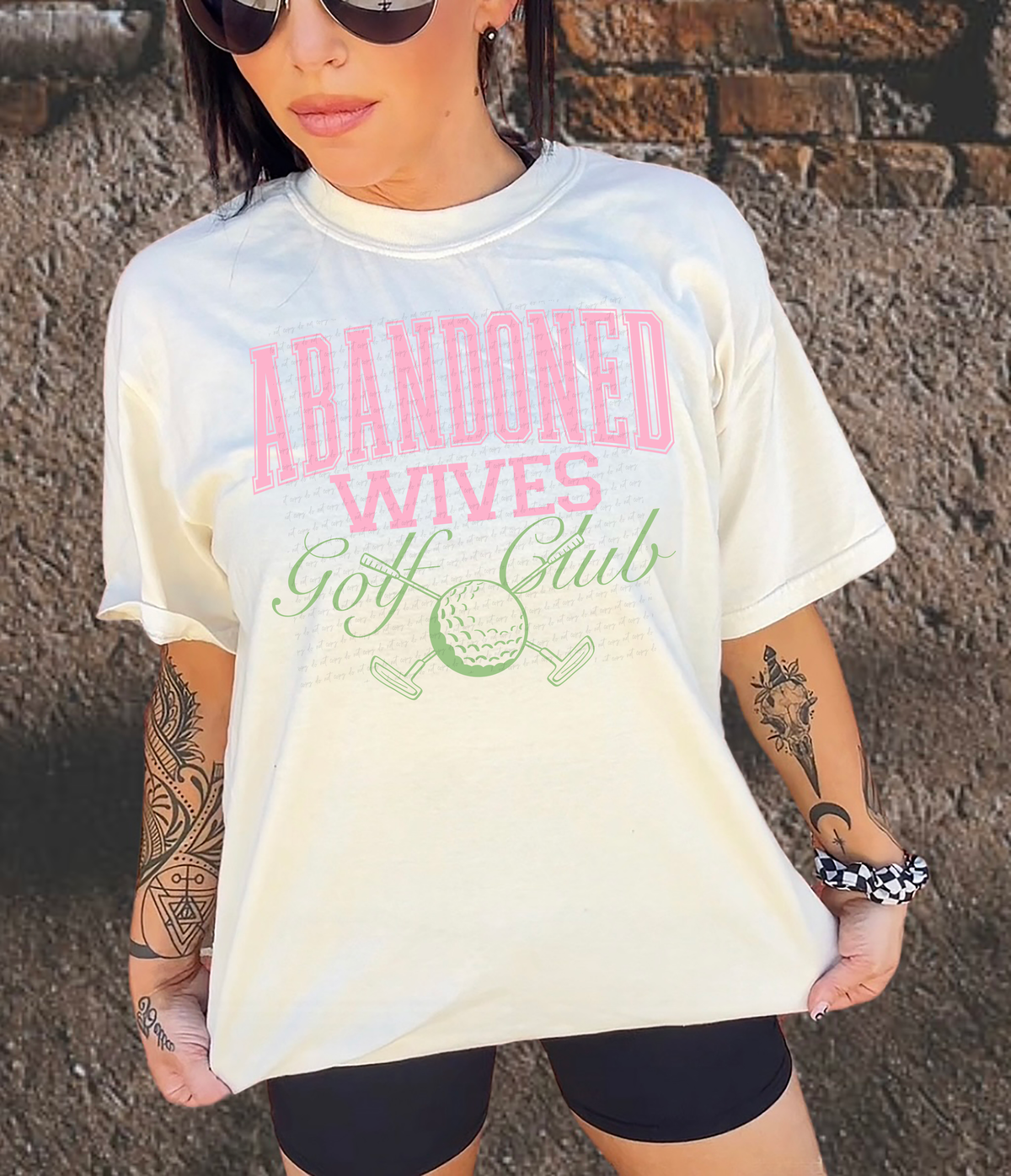 Abandoned Wives Golf Club 108720 DTF transfer