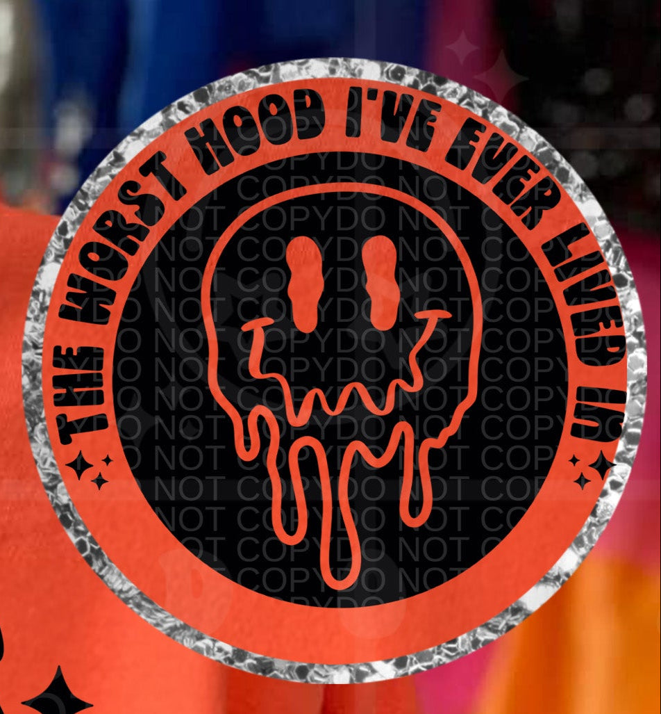 Adulthood is straight up the worst hood I've ever lived in POCKET (HW) DTF transfer