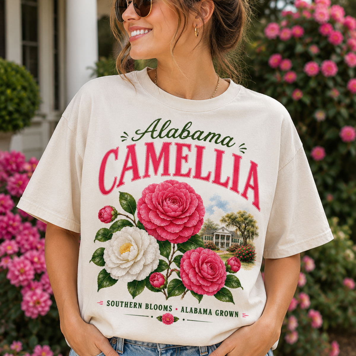 Alabama Camellia (Parker) DTF Transfer