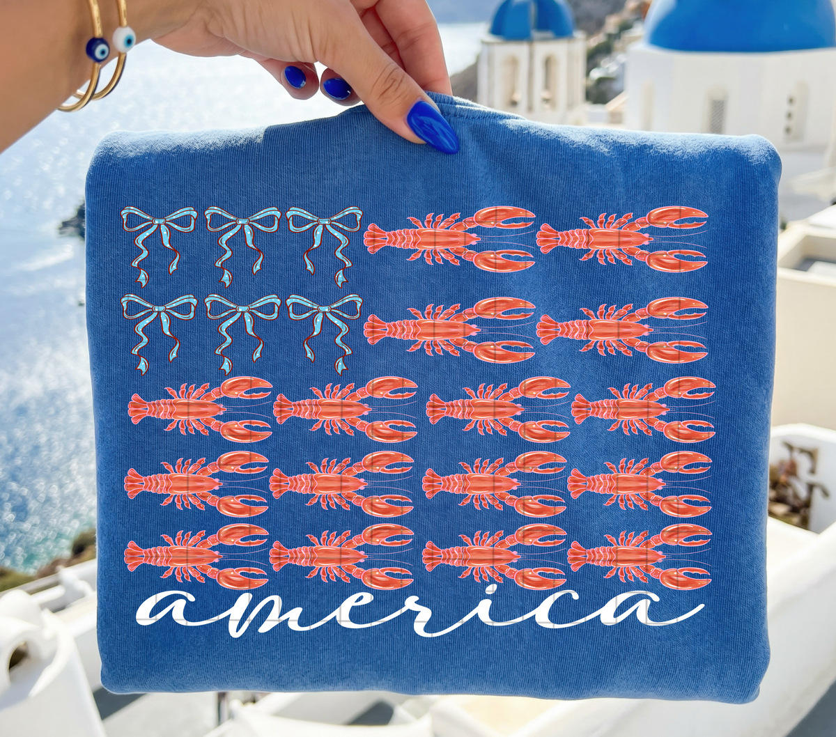 America lobster flag (Linda) DTF Transfer
