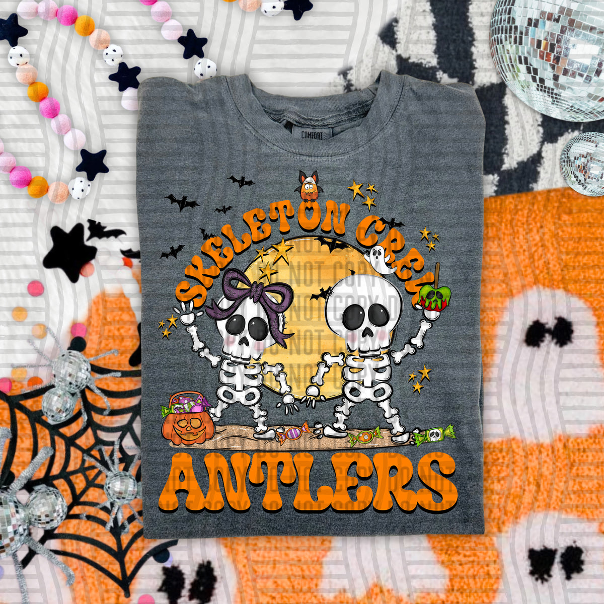 Antlers skeleton crew (Caplinger) DTF transfer