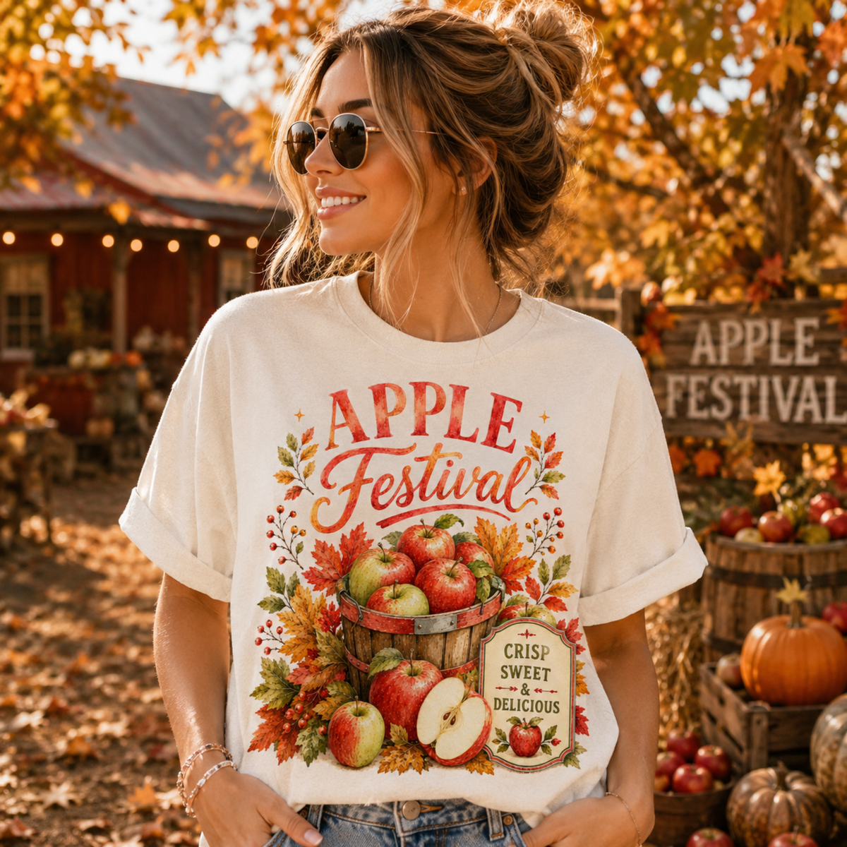 Apple festival (Parker) DTF Transfer