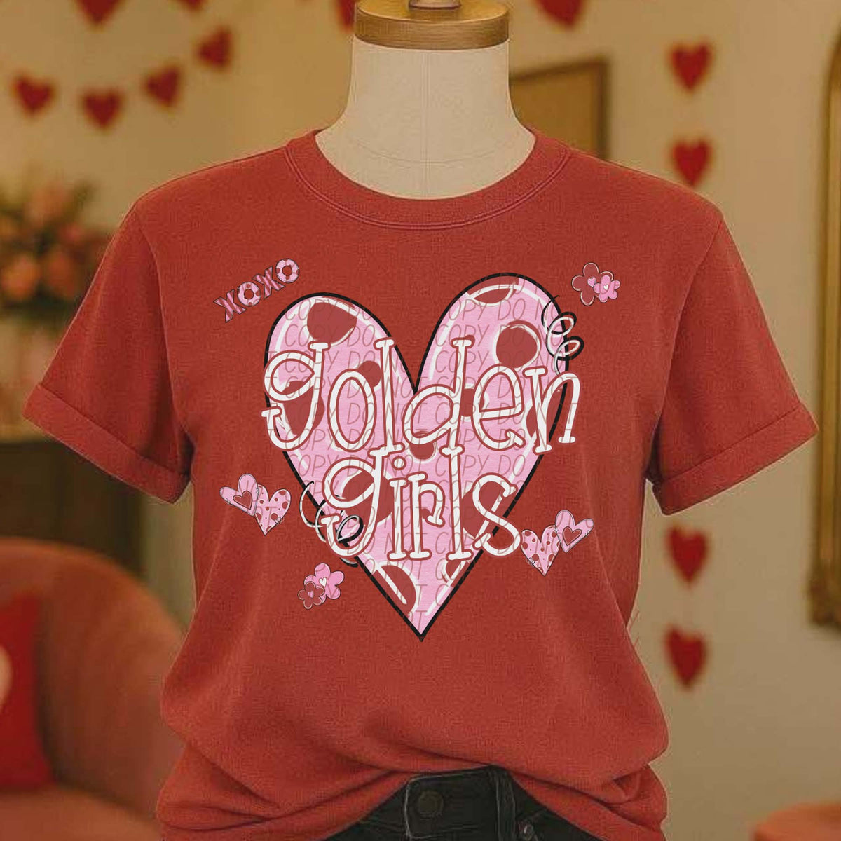 Golden Girls Valentine Heart (City) DTF transfer