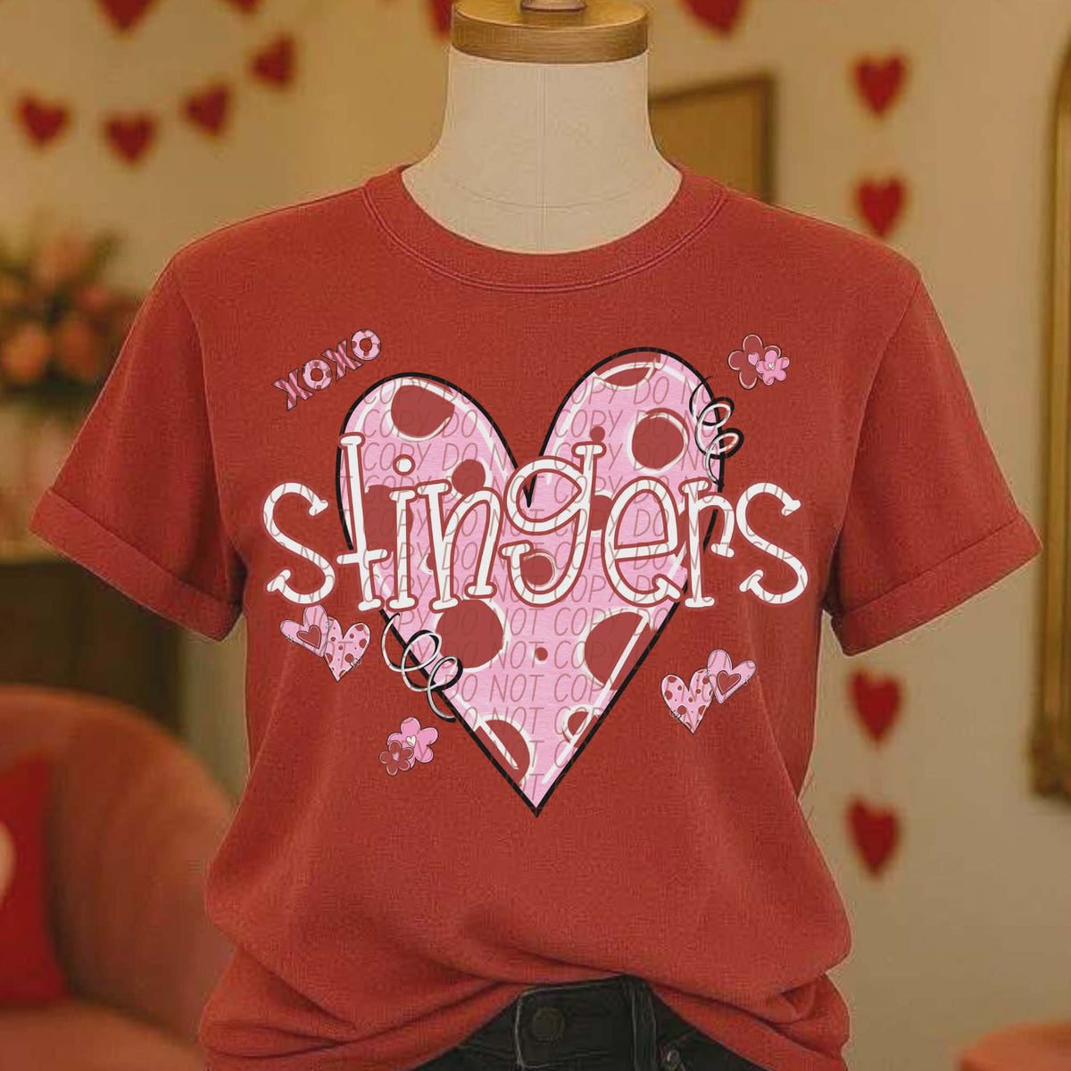 Stingers Valentine Heart (City) DTF transfer